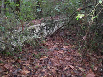 Ruins of newer Camp Highland pool in 2009